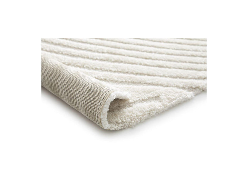 Tapis Poils Courts - Stan - Motif Abstrait - Beige