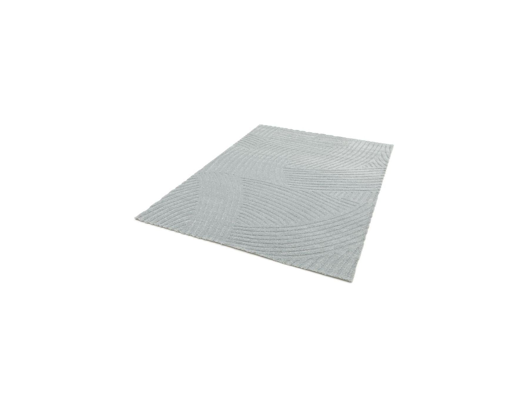 Stan - Short Pile Rug - Abstract Pattern - Blue