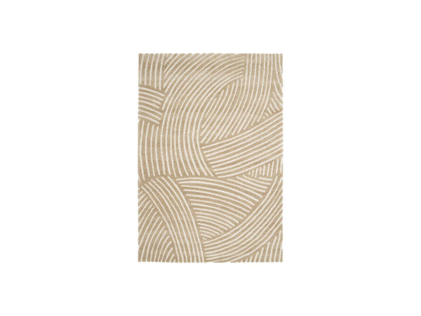 Stan - Short-Pile Rug - Abstract Pattern - Brown
