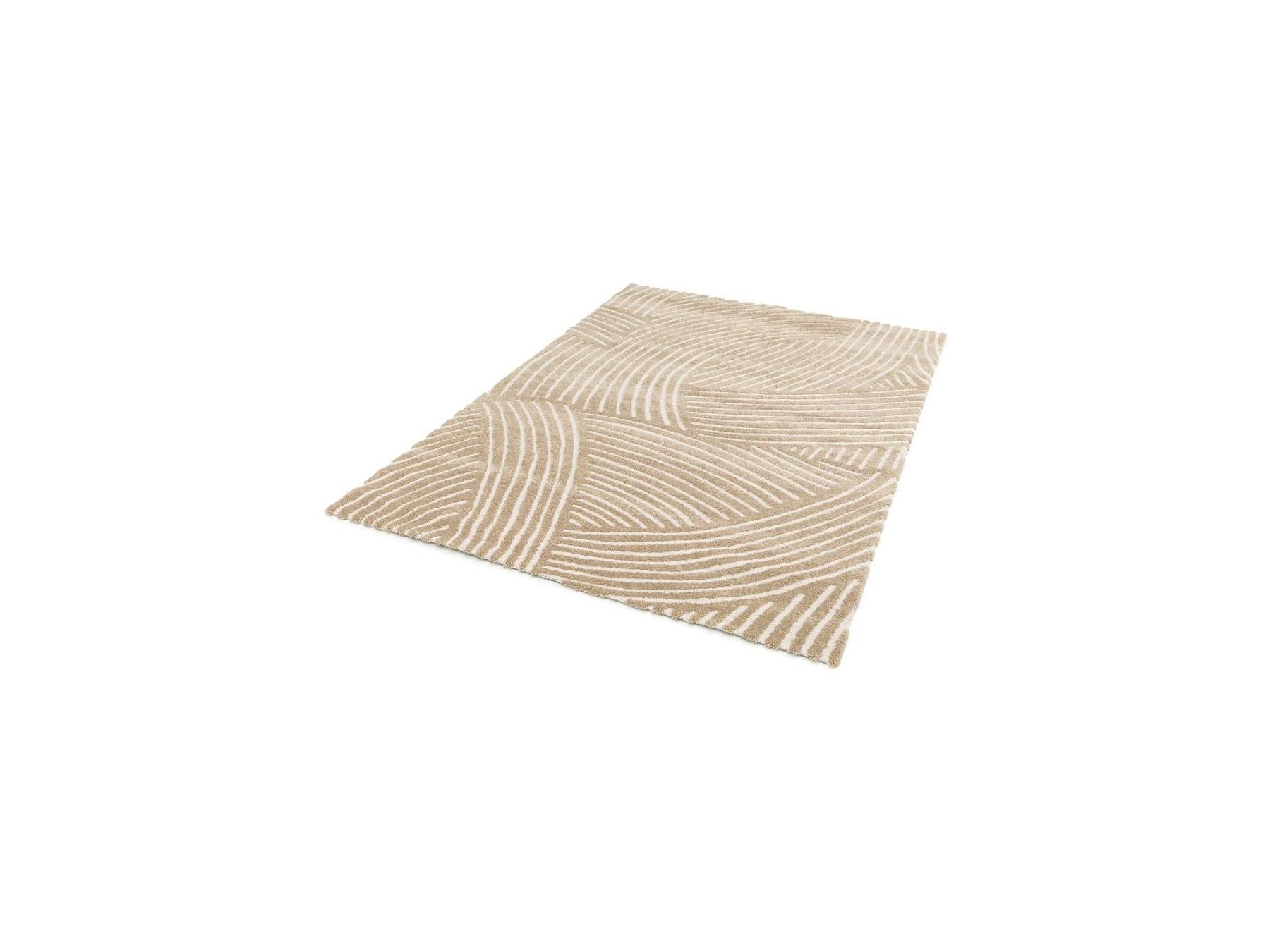Stan - Short Pile Rug - Abstract Pattern - Brown