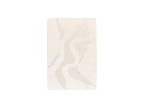 Tapis Poils Courts - Colas - Motif Abstrait - Beige