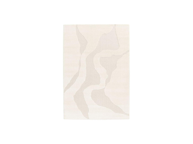 Tapis Poils Courts - Colas - Motif Abstrait - Beige