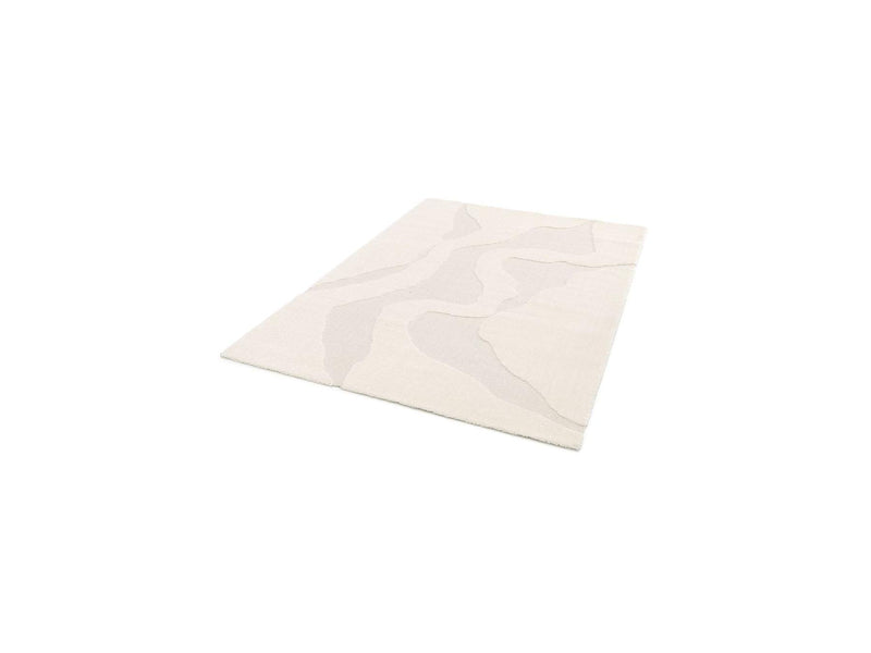 Tapis Poils Courts - Colas - Motif Abstrait - Beige
