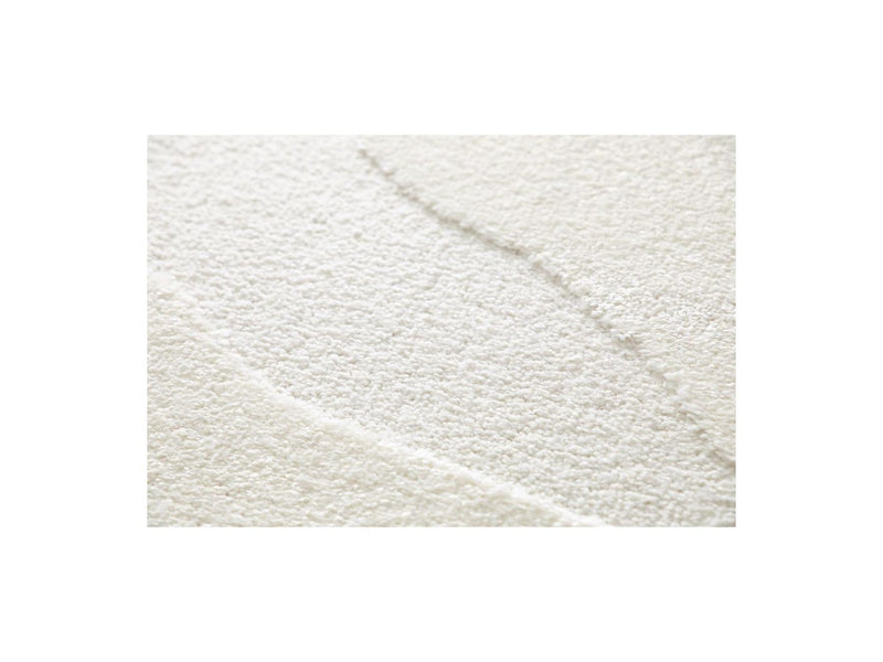 Tapis Poils Courts - Colas - Motif Abstrait - Beige