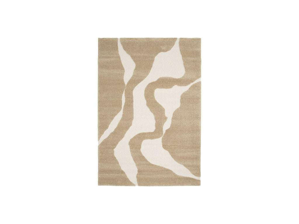 Colas - Alfombra De Pelo Corto - Estampado Abstracto - Marrón