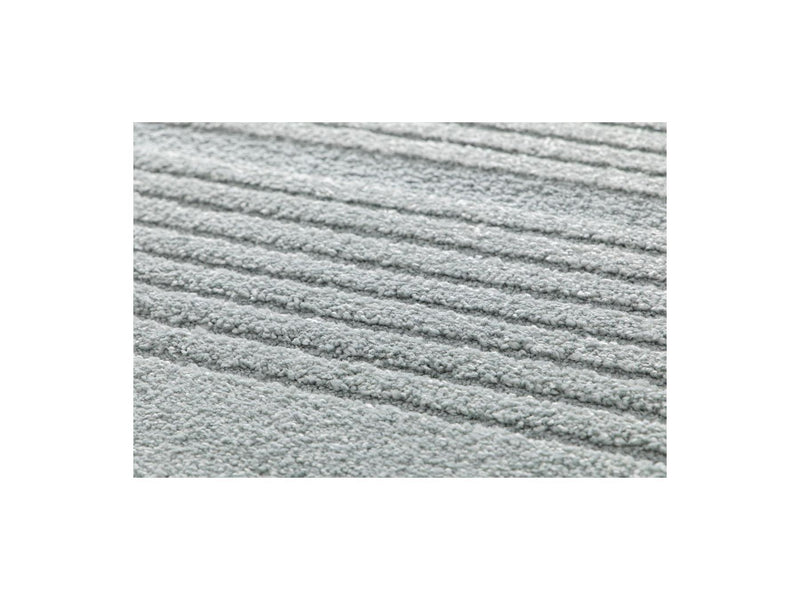 Iago - Tapis Poils Courts - Motif Graphique - Bleu