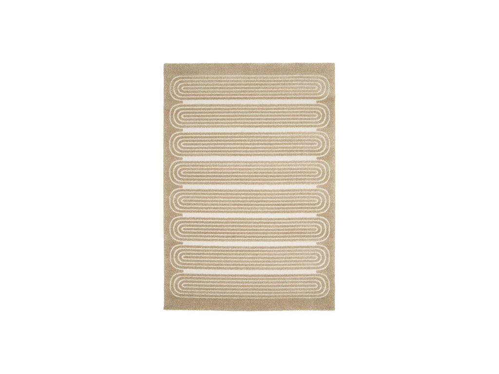 Iago - Short Pile Rug - Graphic Pattern - Brown