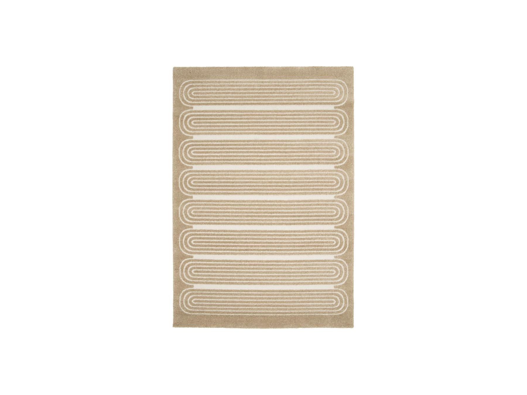 Iago - Short Pile Rug - Graphic Pattern - Brown