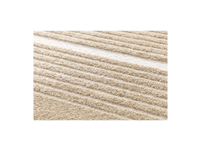 Tapis Poils Courts - Iago - Motif Graphique - Marron