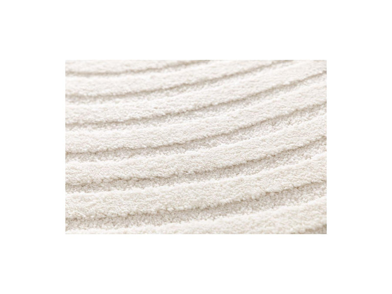 Briac - Tapis Poils Courts - Motif Géométrique - Beige