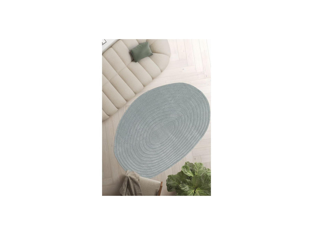 Briac - Short-Pile Rug - Geometric Pattern - Blue