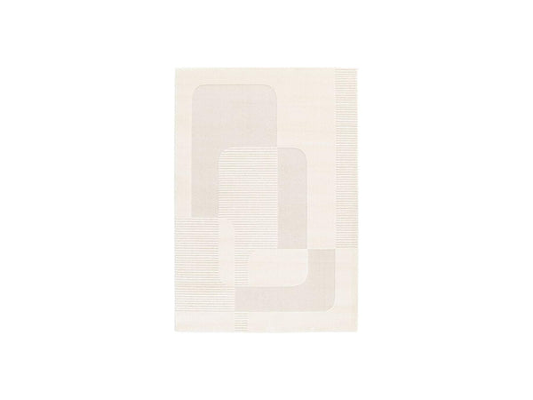 Clotaire - Short-Pile Rug - Abstract Pattern - Beige