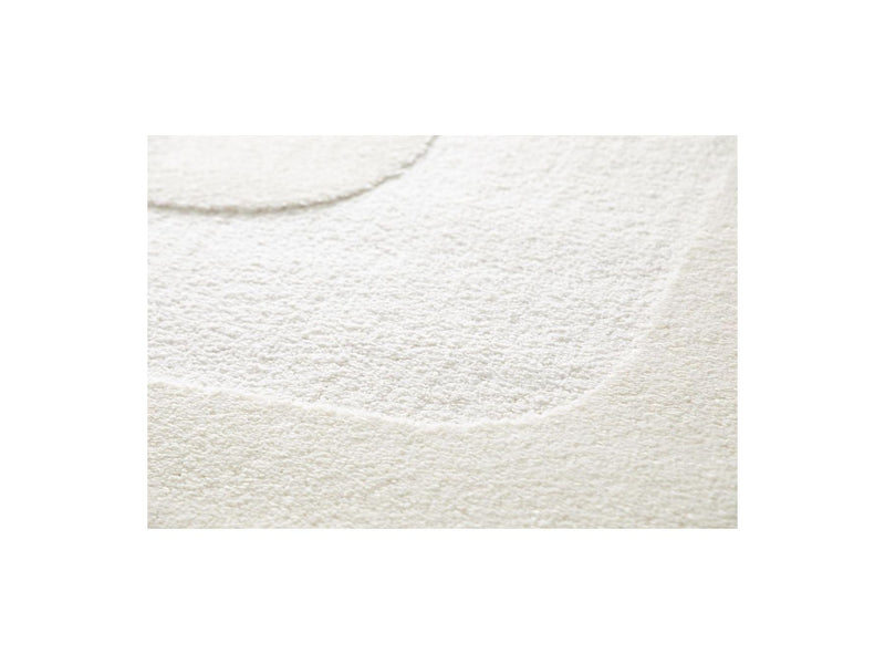 Tapis Poils Courts - Clotaire - Motif Abstrait - Beige