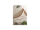 Alfombra Shaggy - Lalou - Estampado abstracto - Beige