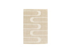 Long Pile Rug - Caleb - Graphic Pattern - Beige
