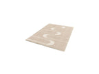 Long Pile Rug - Caleb - Graphic Pattern - Beige