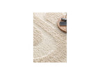 Long Pile Rug - Caleb - Graphic Pattern - Beige