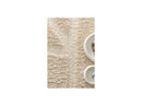 Alfombra Pelo Largo - Marina - Estampado Gráfico - Beige