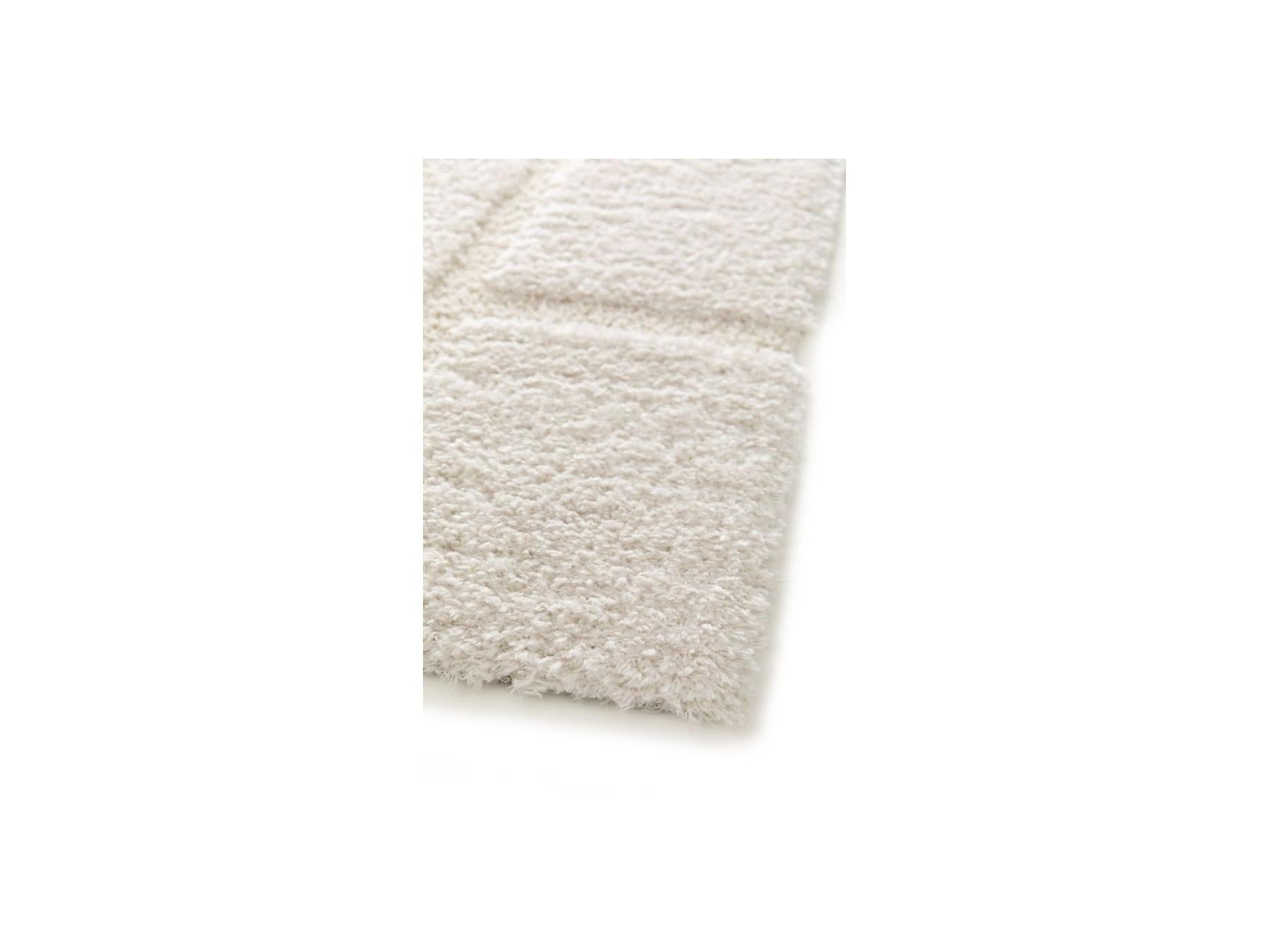 Marina - Long Pile Rug - Graphic Pattern - Ecru