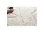 Marina - Long Pile Rug - Graphic Pattern - Ecru