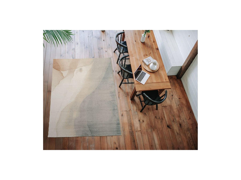 Livio - Short Pile Rug - Abstract Pattern - Brown