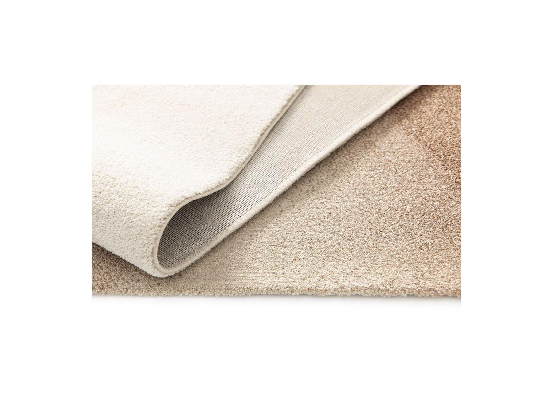Livio - Tapis Poils Ras - Motif Abstrait - Marron