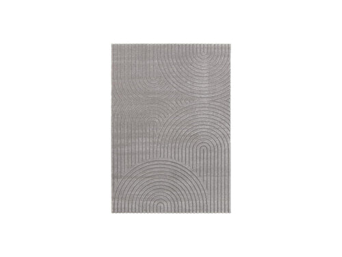 Herve - Short Pile Rug - Abstract Pattern - Gray