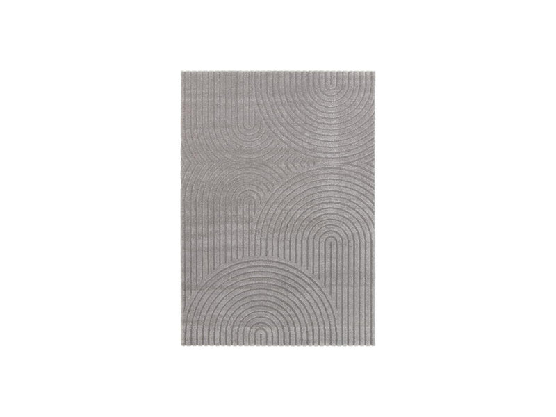 Herve - Alfombra De Pelo Corto - Estampado abstracto - Gris