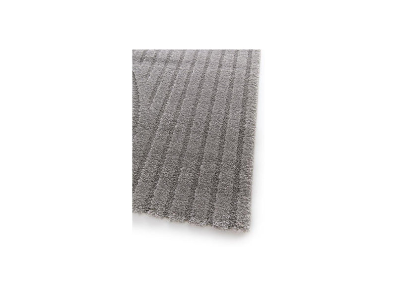 Herve - Alfombra De Pelo Corto - Estampado abstracto - Gris