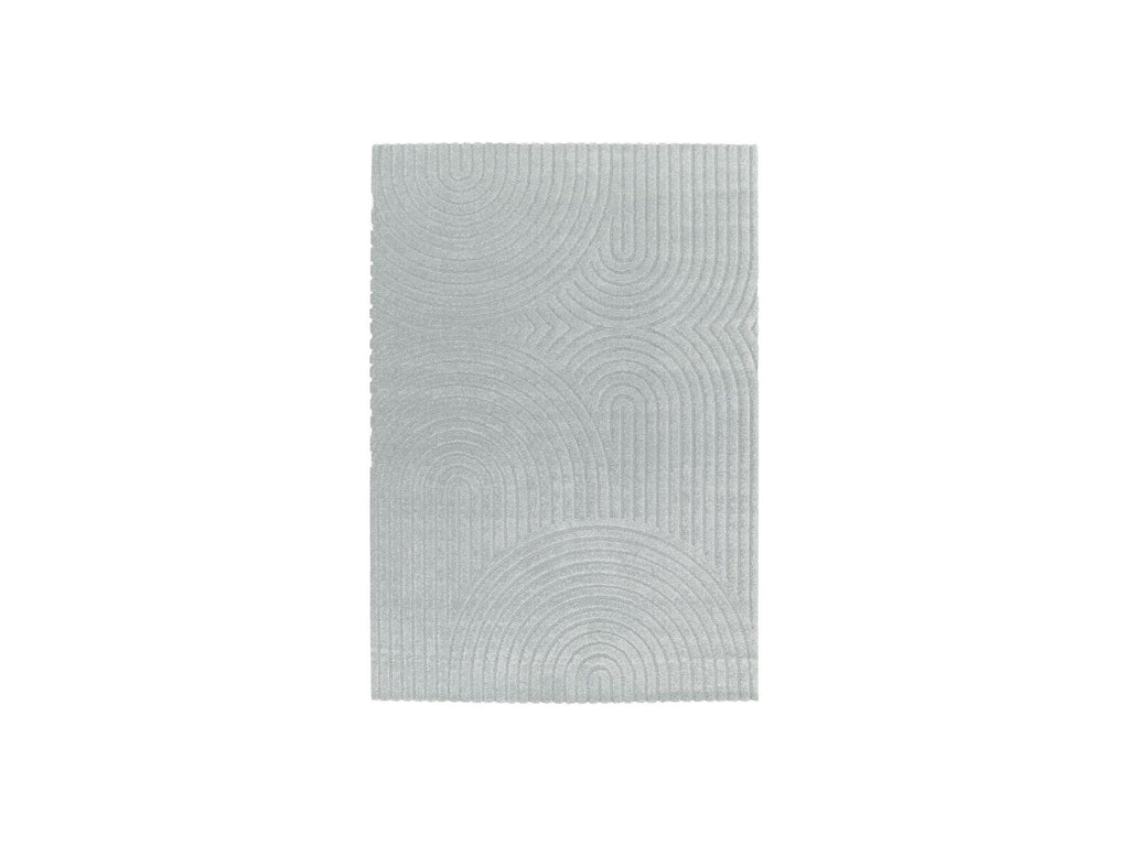 Herve - Short Pile Rug - Abstract Pattern - Blue