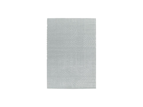 Herve - Short Pile Rug - Abstract Pattern - Blue