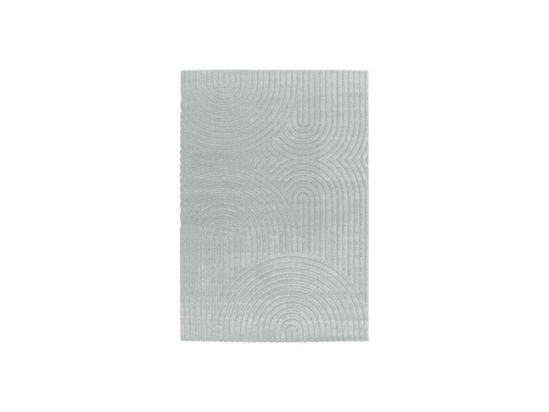 Herve - Short Pile Rug - Abstract Pattern - Blue