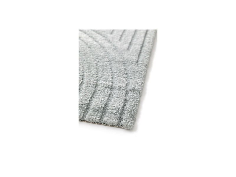 Herve - Short Pile Rug - Abstract Pattern - Blue