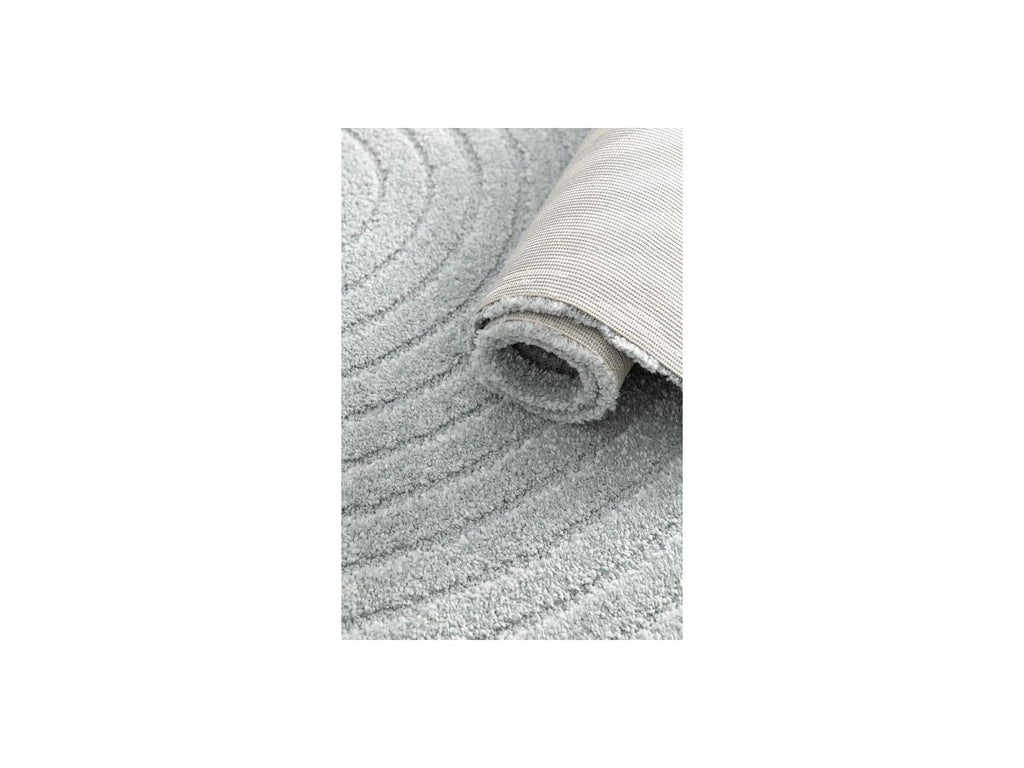 Herve - Short Pile Rug - Abstract Pattern - Blue