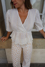 Jean flare à fleurs Maria
