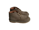 Boys' Lace-up Derby Shoes Médéric - Nubuck Khaki Green - Boys