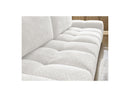 Anakin - 3-Seater Fixed Straight Sofa - Bouclette Fabric - 2 Cushions