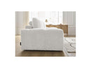Anakin - 3-Seater Fixed Straight Sofa - Bouclette Fabric - 2 Cushions