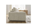 Anakin - 3-Seater Fixed Straight Sofa - Bouclette Fabric - 2 Cushions