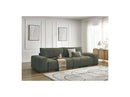 Anakin - 3-Seater Fixed Straight Sofa - Bouclette Fabric - 2 Cushions