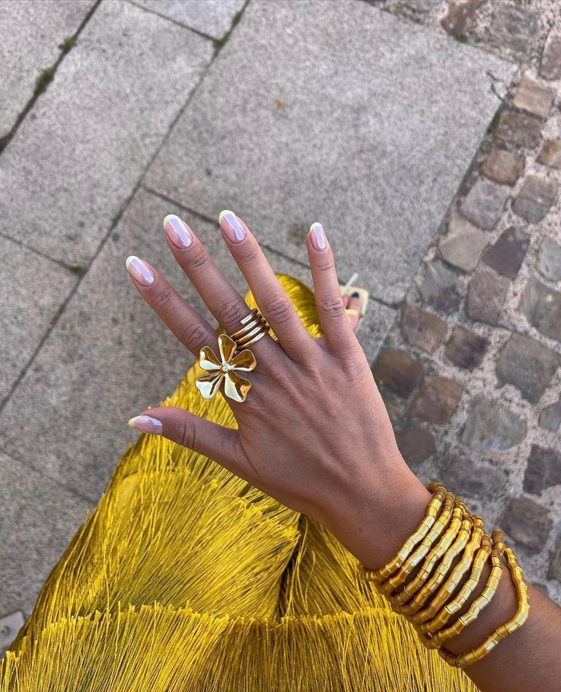 anillo flor