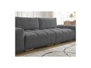 Anakin - 3-Seater Fixed Straight Sofa - Bouclette Fabric - 2 Cushions