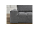 Anakin - 3-Seater Fixed Straight Sofa - Bouclette Fabric - 2 Cushions