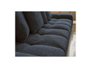 Anakin - 3-Seater Fixed Straight Sofa - Bouclette Fabric - 6 Cushions