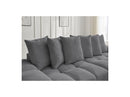 Anakin - 3-Seater Fixed Straight Sofa - Bouclette Fabric - 6 Cushions