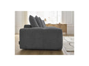 Anakin - 3-Seater Fixed Straight Sofa - Bouclette Fabric - 6 Cushions