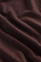 Chaleco Sergio Zip Mock - Brown Melange