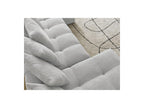 Anakin - Canapé Panoramique Fixe - Tissu Bouclette - 10 Coussins