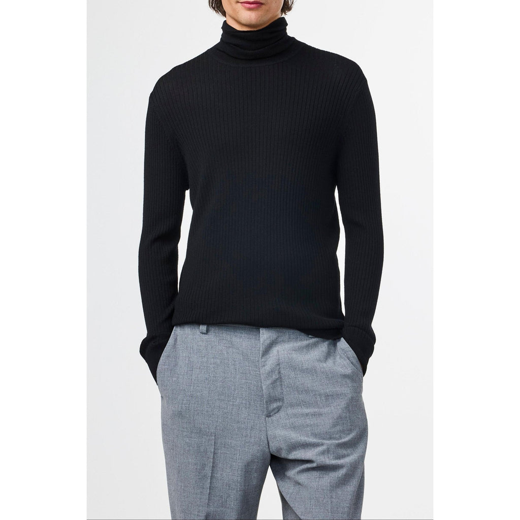 Gilet Richard Rib - Black