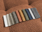 Anakin - Canapé D'Angle Réversible - Tissu Bouclette - 2 Coussins